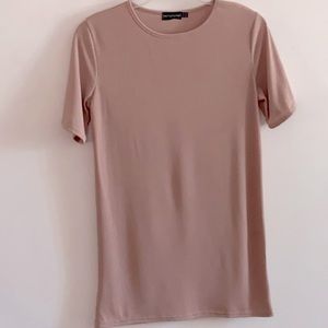 Pretty Little Thing Tan Shirt Dress Size 8